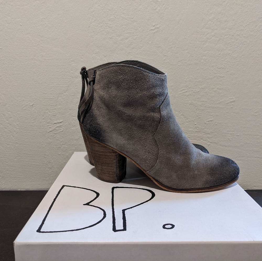 BP. 'Trott' Bootie, Grey Suede